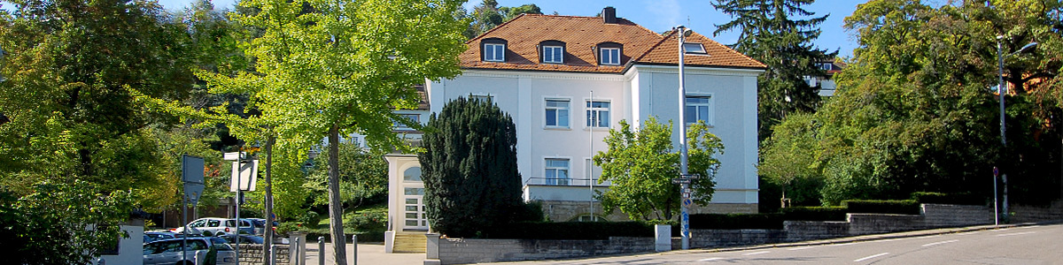 Die Geschäftsstelle in der Panoramastraße in Stuttgart